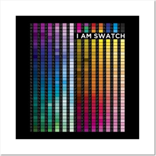 I Am Swatch - RGB Color Spectrum Swatch Posters and Art